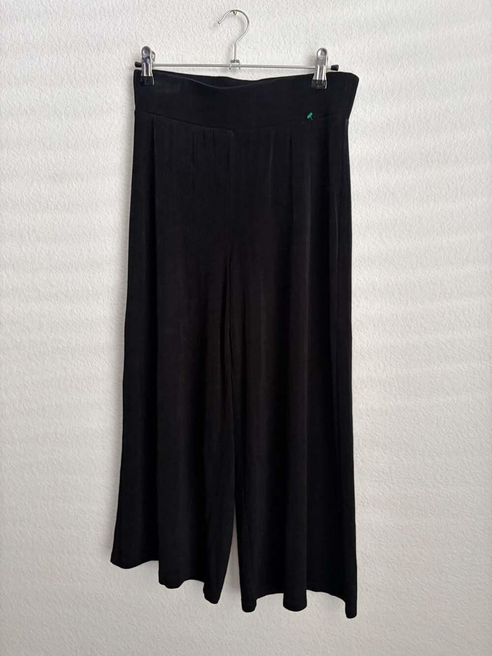 Chico's Travelers Women's Black Wide-Leg Palazzo/Gaucho Lounge Pants